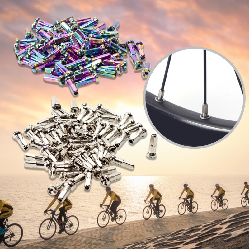 Mountain Biking Tips - 36ชิ้นจักรยานเสือภูเขาพูดหมวกล้อพูดจุกนมตกแต่งถนนจักรยานพูดจุกนมEndเคล็ดลับอุปกรณ์จักรยาน