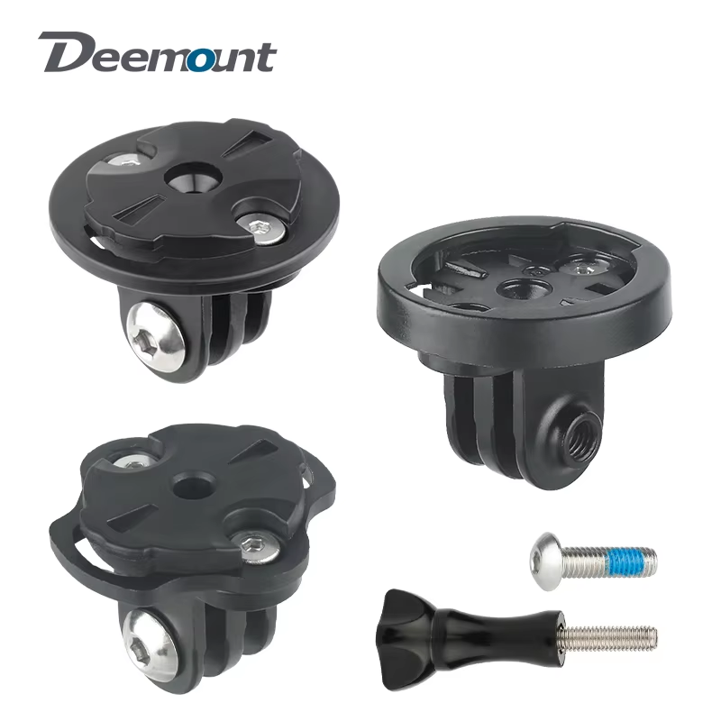 Mountain Biking Lights - อะแดปเตอร์ยึดไฟจักรยาน ที่ยึดคอมพิวเตอร์จักรยานสำหรับ Garmin Gopro ฐานยึดกล้อง ที่ยึดไฟหน้าจักรยาน