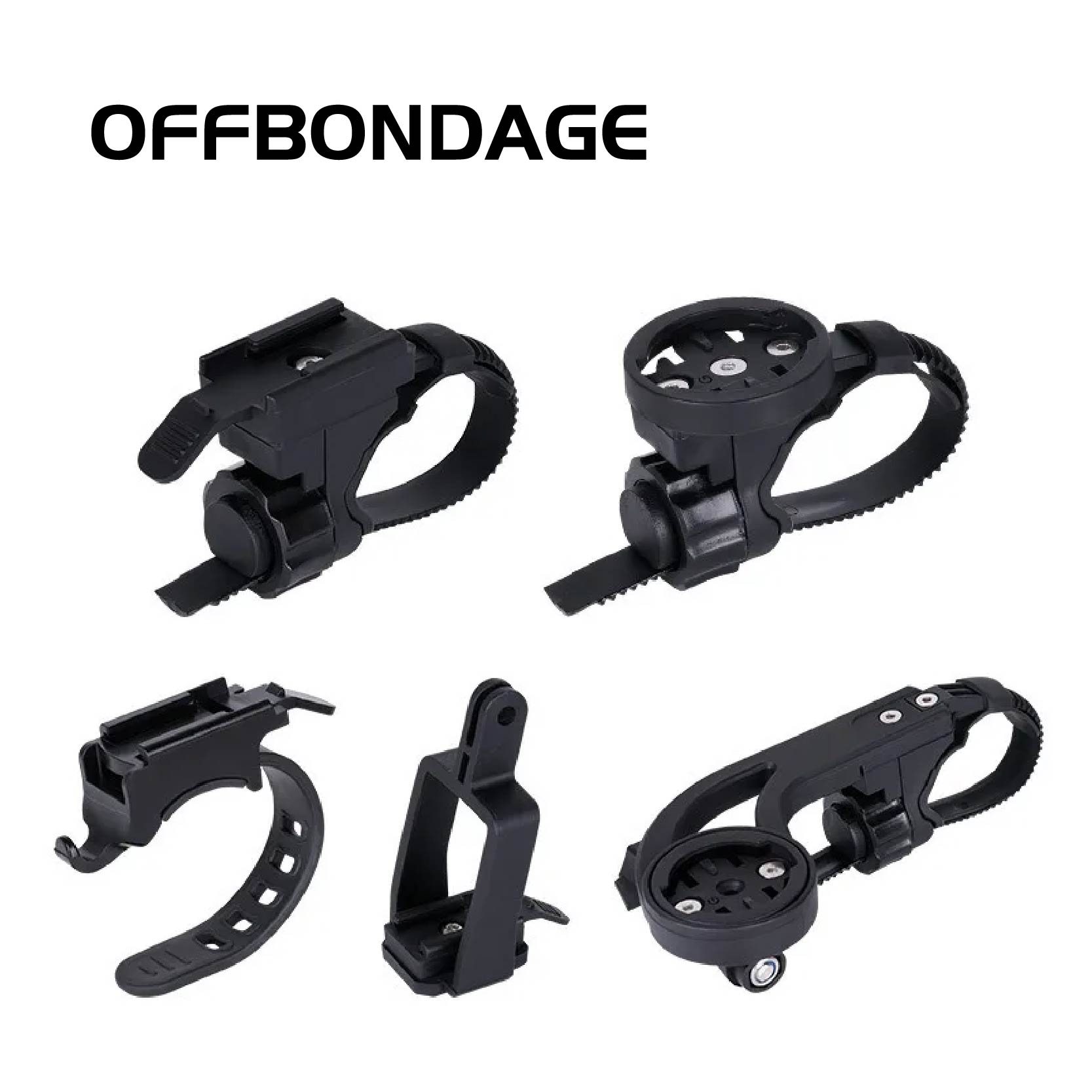 Mountain Biking Lights - OFFBONDAGE ที่วางโต๊ะรหัสจักรยานมัลติฟังก์ชั่นเหมาะสําหรับจักรยานเสือภูเขาไฟจักรยานที่ใส่กล้องกีฬา