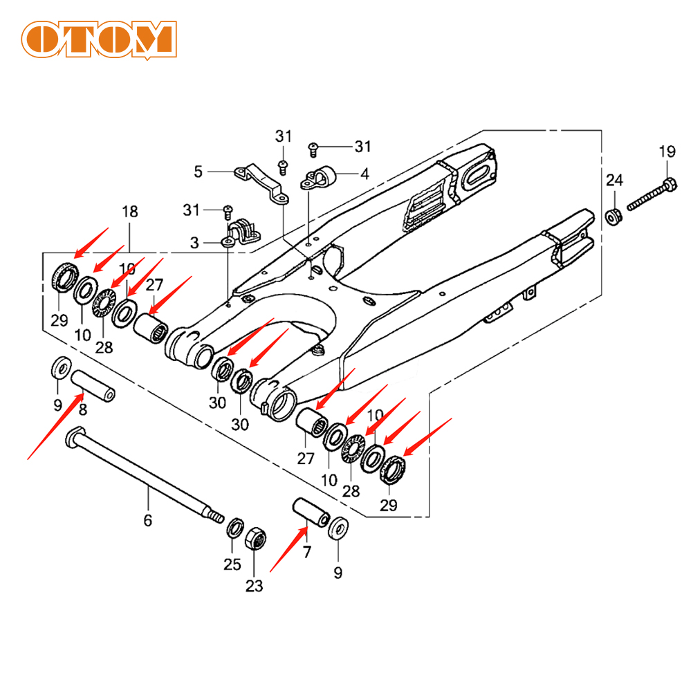 OTOM สำหรับ HONDA CRF250R CRF4 - Fork Oil Seal บทวิจารณ์และราคา