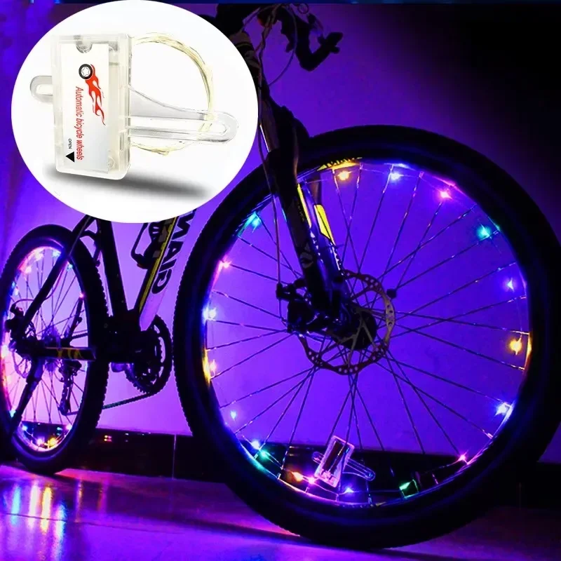 ไฟล้อรถจักรยานไฟตกแต่งกรอบจักร - Mountain Biking Lights บทวิจารณ์และราคา