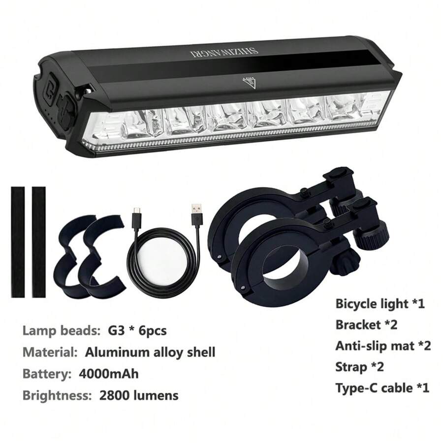 ไฟจักรยาน LED สว่างพิเศษ 4000m - Mountain Biking Lights บทวิจารณ์และราคา