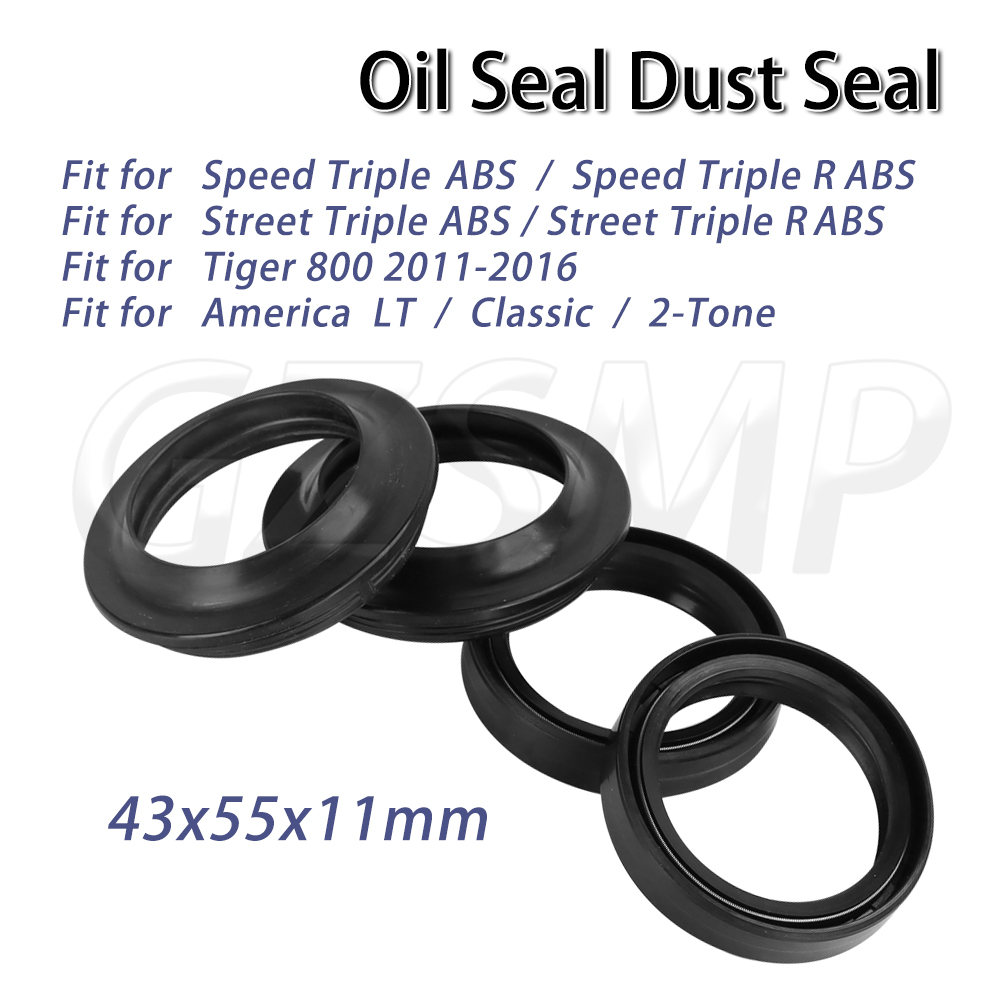 ซีลกันฝุ่นน้ำมันขนาด 43x55x11  - Fork Oil Seal บทวิจารณ์และราคา
